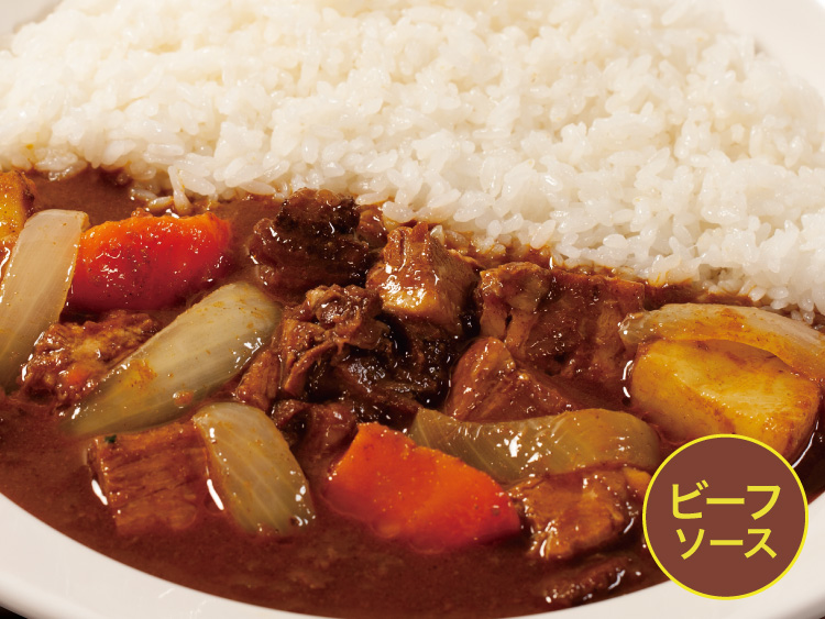 【ビーフソース】ダブル豚角煮カレー
