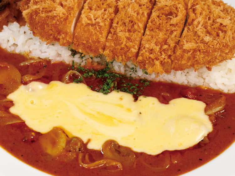 ロースかつチーズトマトハヤシライス｜併設店メニュー｜メニュー