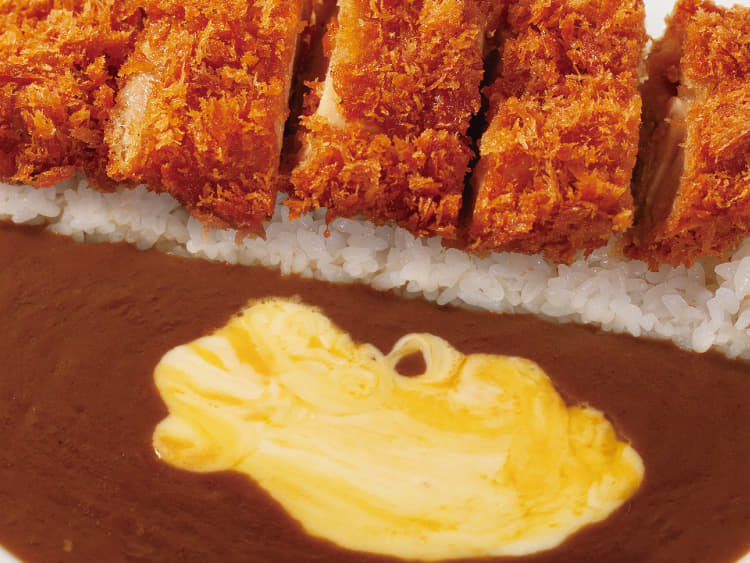 チキンかつカレー トッピングチーズ