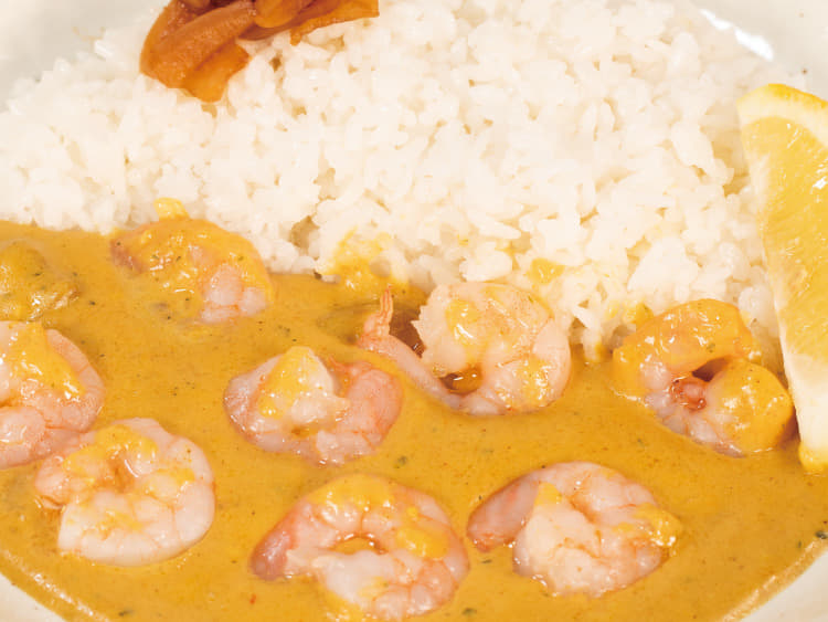 海老のビスク風カレー