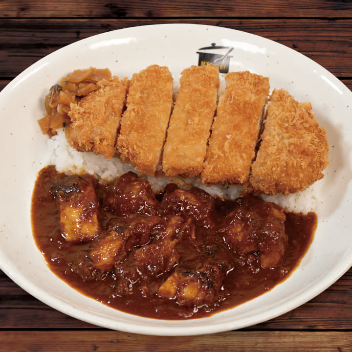 ごろごろ煮込みタンドリーチキンロースかつスパイシーカレー