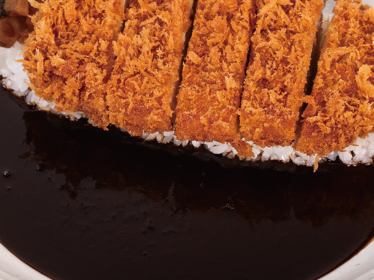 ロースかつカシミールカレー