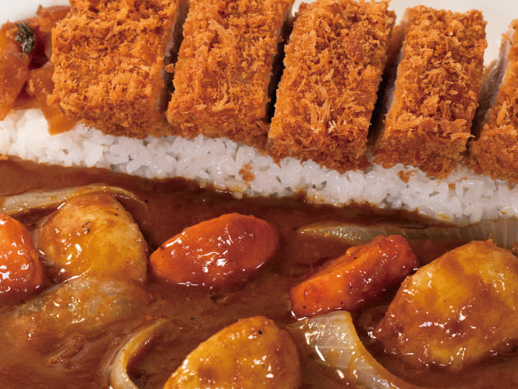 ごろごろ野菜ミルフィーユかつカレー