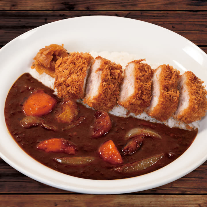 ごろごろ野菜ミルフィーユかつスパイシーカレー