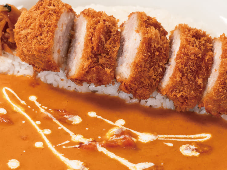 豚バラミルフィーユかつバターチキンカレー