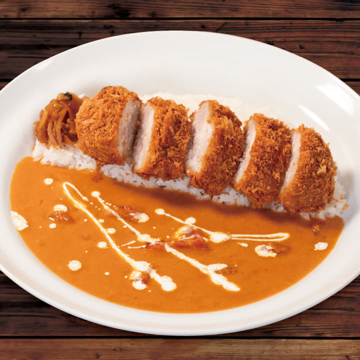 豚バラミルフィーユかつバターチキンカレー