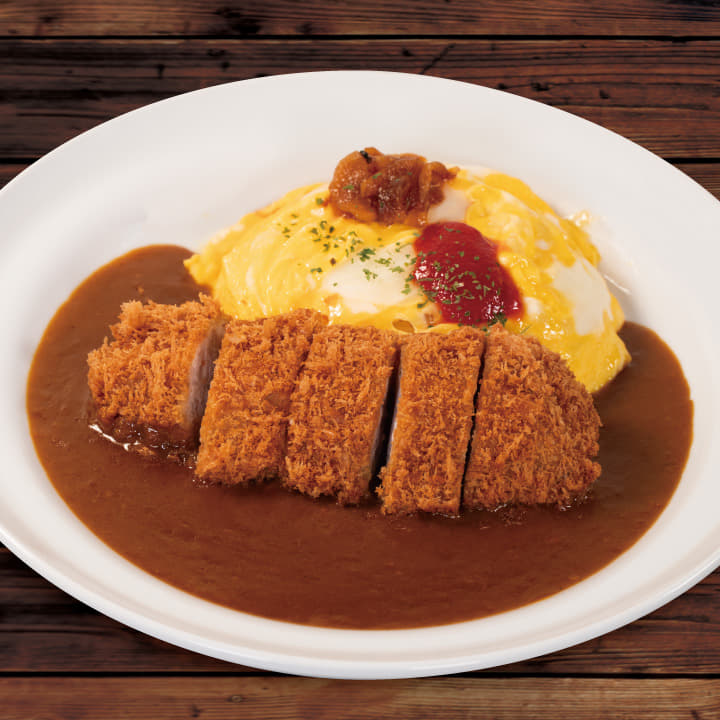 オムレツミルフィーユかつカレー