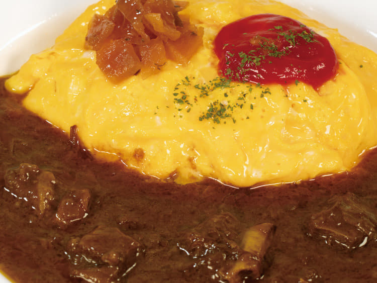 創業ビーフオムレツカレー