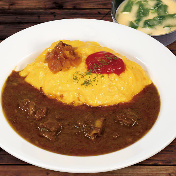 創業ビーフオムレツカレー