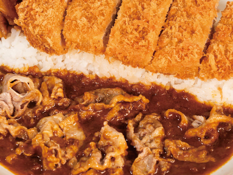 スパイスビーフロースかつカレー