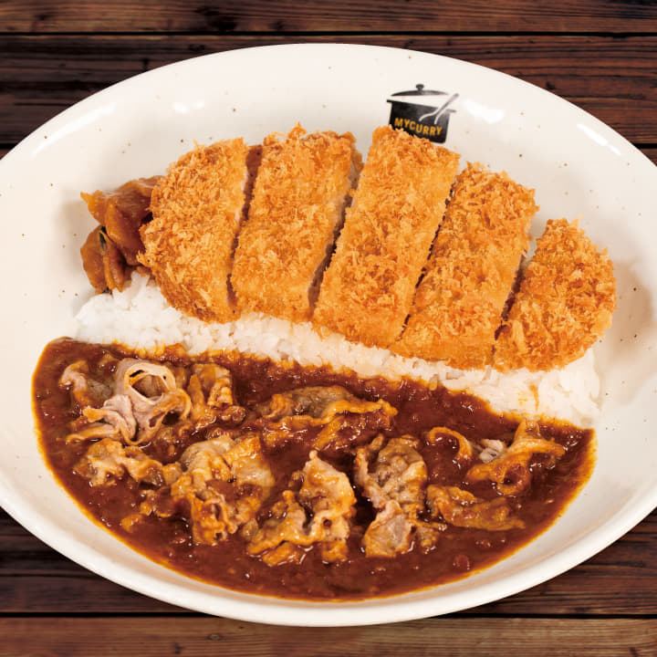 スパイスビーフロースかつカレー