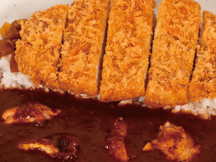 煮込みタンドリーチキンロースかつスパイシーカレー