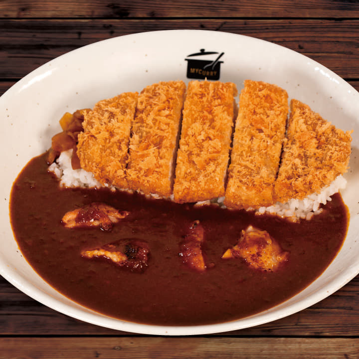 煮込みタンドリーチキンロースかつスパイシーカレー