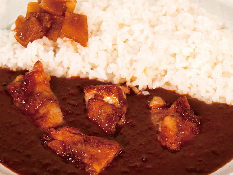 煮込みタンドリーチキンスパイシーカレー