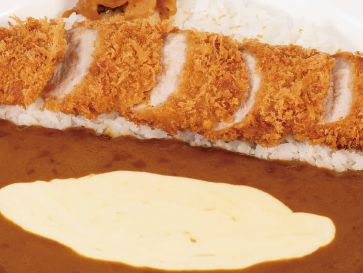 “国産雪国育ち”丸太ヒレかつカレー トッピングチーズ