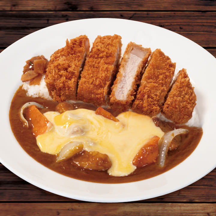 ごろごろ野菜国産雪国育ちロースかつカレー　トッピングチーズ