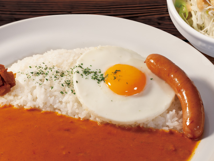 【トマトクリーム】ソーセージエッグカレー