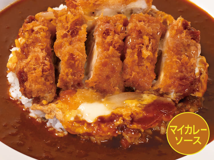【マイカレーソース】チキンかつ煮カレー