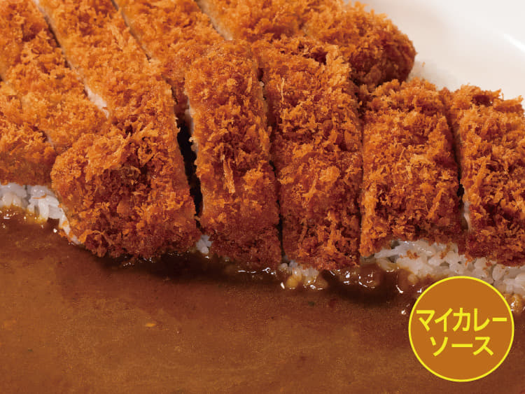 【マイカレーソース】ロースかつ&チキンかつカレー