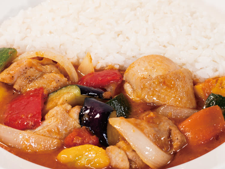 チキンラタトゥイユカレー
