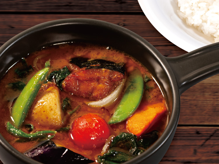 8種の野菜スープカレー