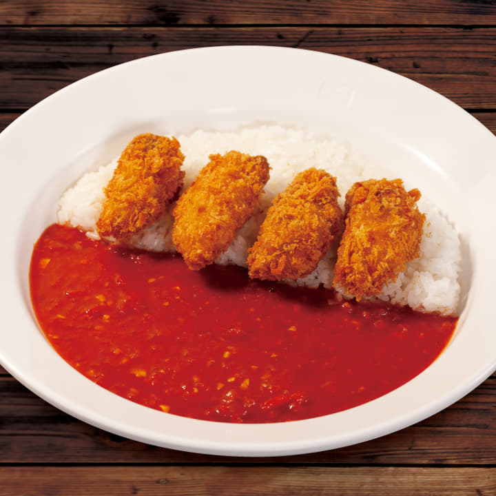 カキフライトマトカレー
