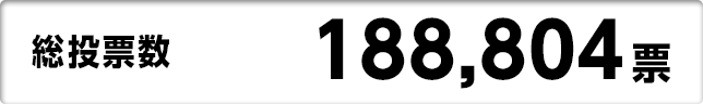 総投票数 188,804票