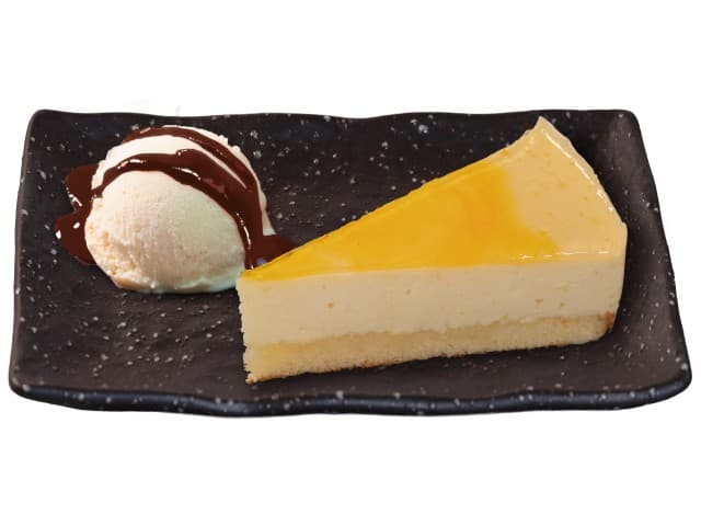 日向夏レアチーズケーキ＆バニラアイスセット