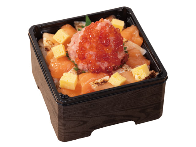 盛り丼！サーモン三昧ちらし