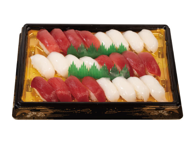 紅白セット弁当３人前　２４貫