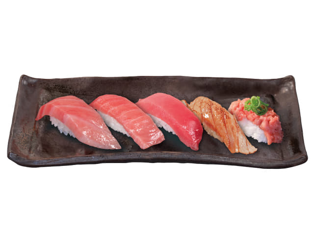 本鮪食べくらべ五貫盛り