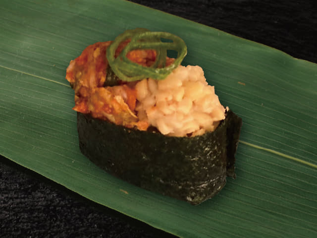 キムチ納豆軍艦（1貫）