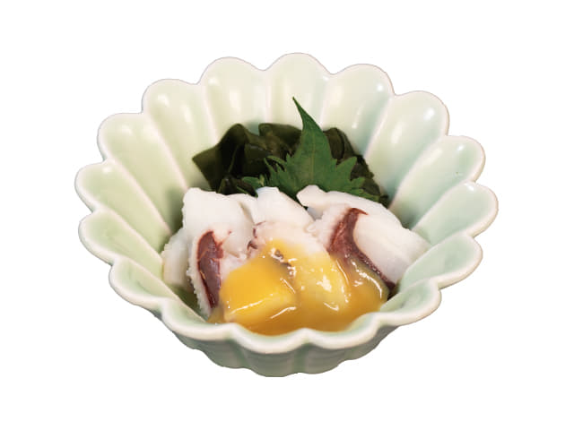 ボイルゲソの酢味噌和え