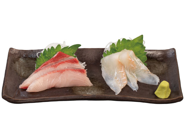 冬の刺身２点盛り