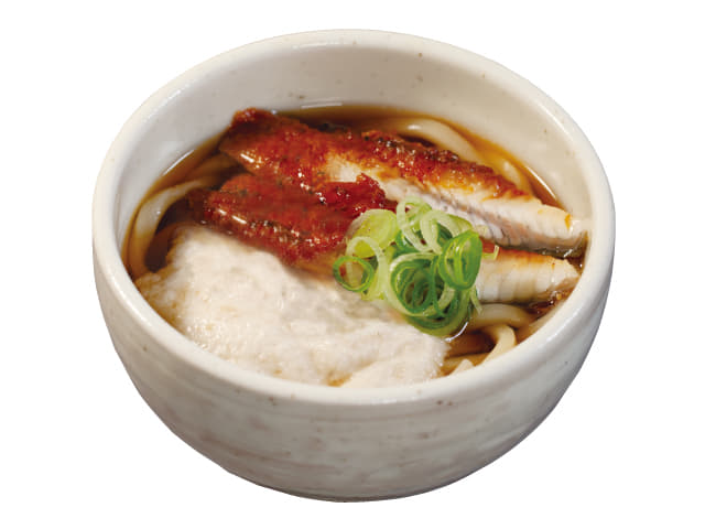 冷やし山かけ鰻うどん