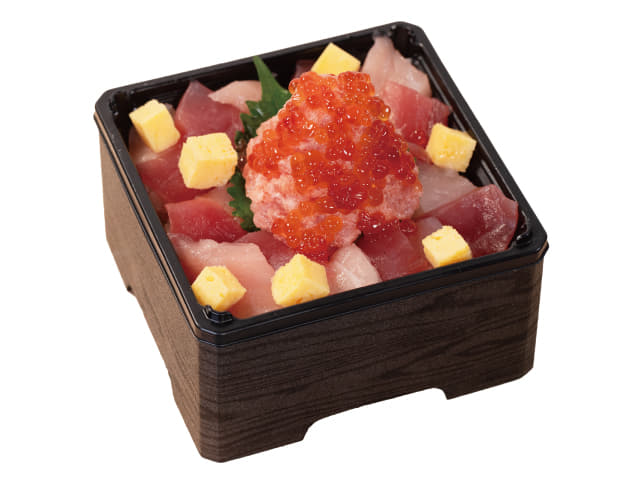 盛り丼！まぐろビントロちらし