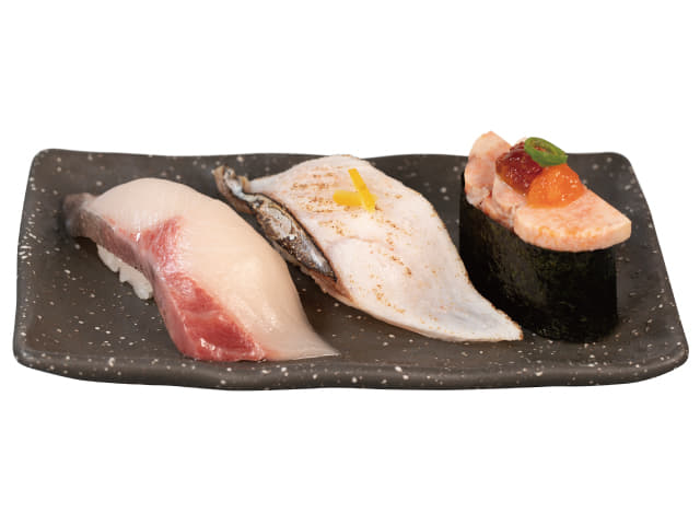 冬の味覚３貫盛り(寒さわら)