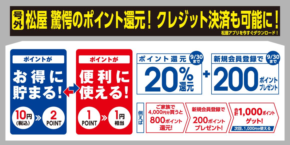 新アプリ！事前クレジット決済「松屋モバイルオーダー」スタート！