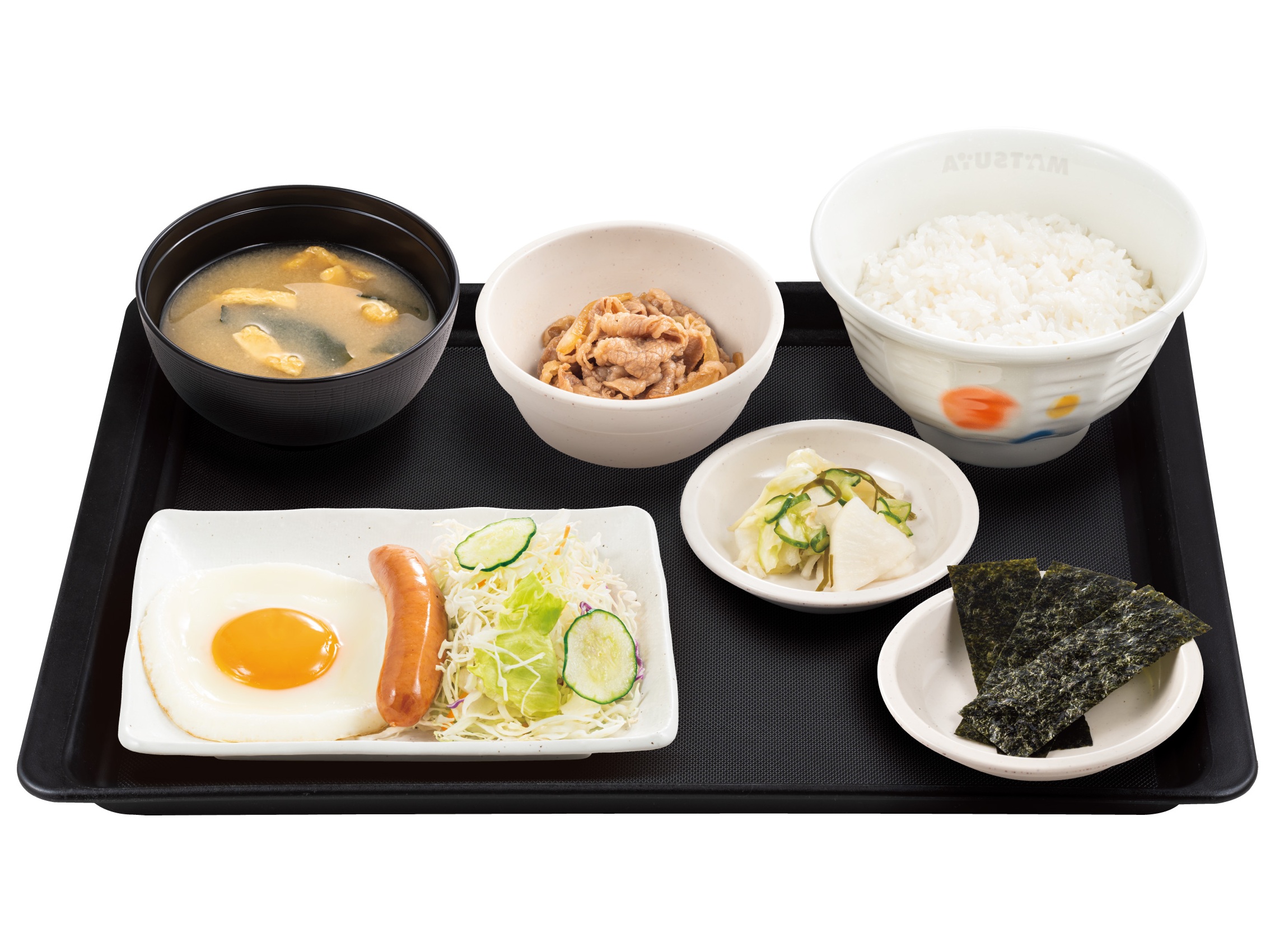 ソーセージエッグ定食